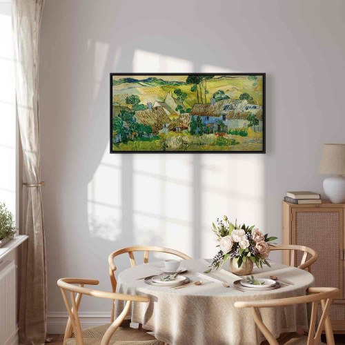 Vincent van Gogh billede på lærred - Gårde nær Auvers