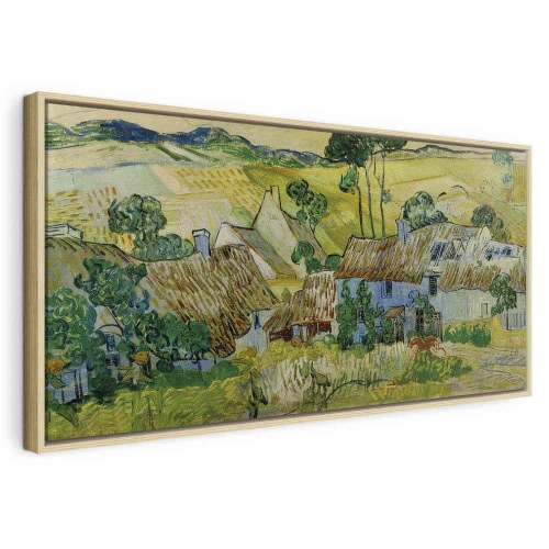 Vincent van Gogh billede på lærred - Gårde nær Auvers