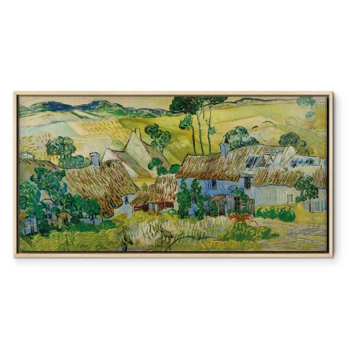 Vincent van Gogh billede på lærred - Gårde nær Auvers