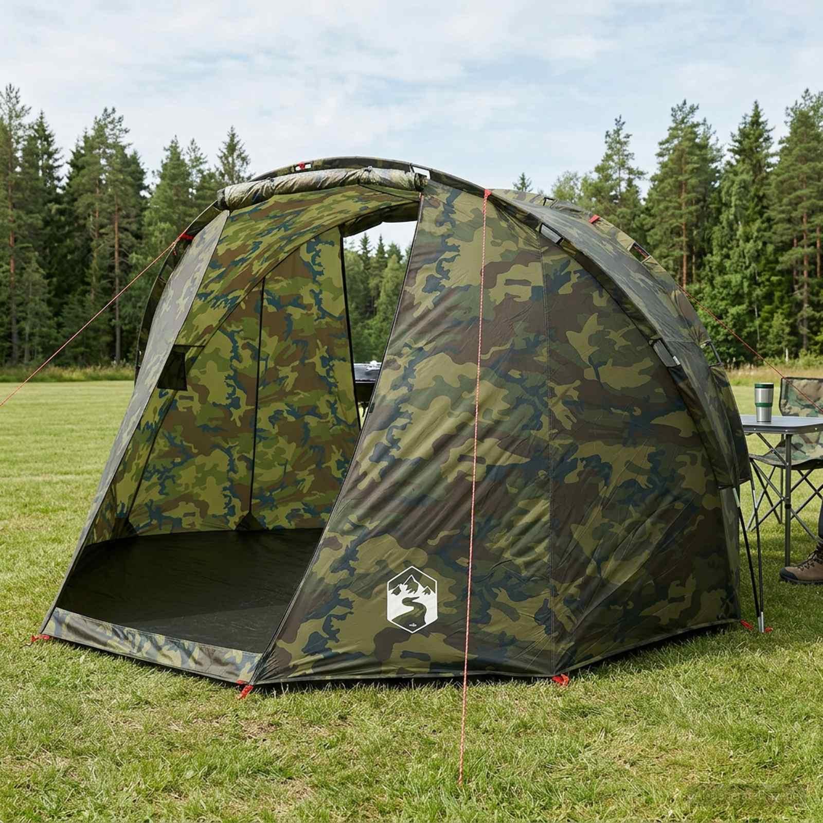 vidaXL Fisketelt Hurtig Udgivelse personer Lette camouflage