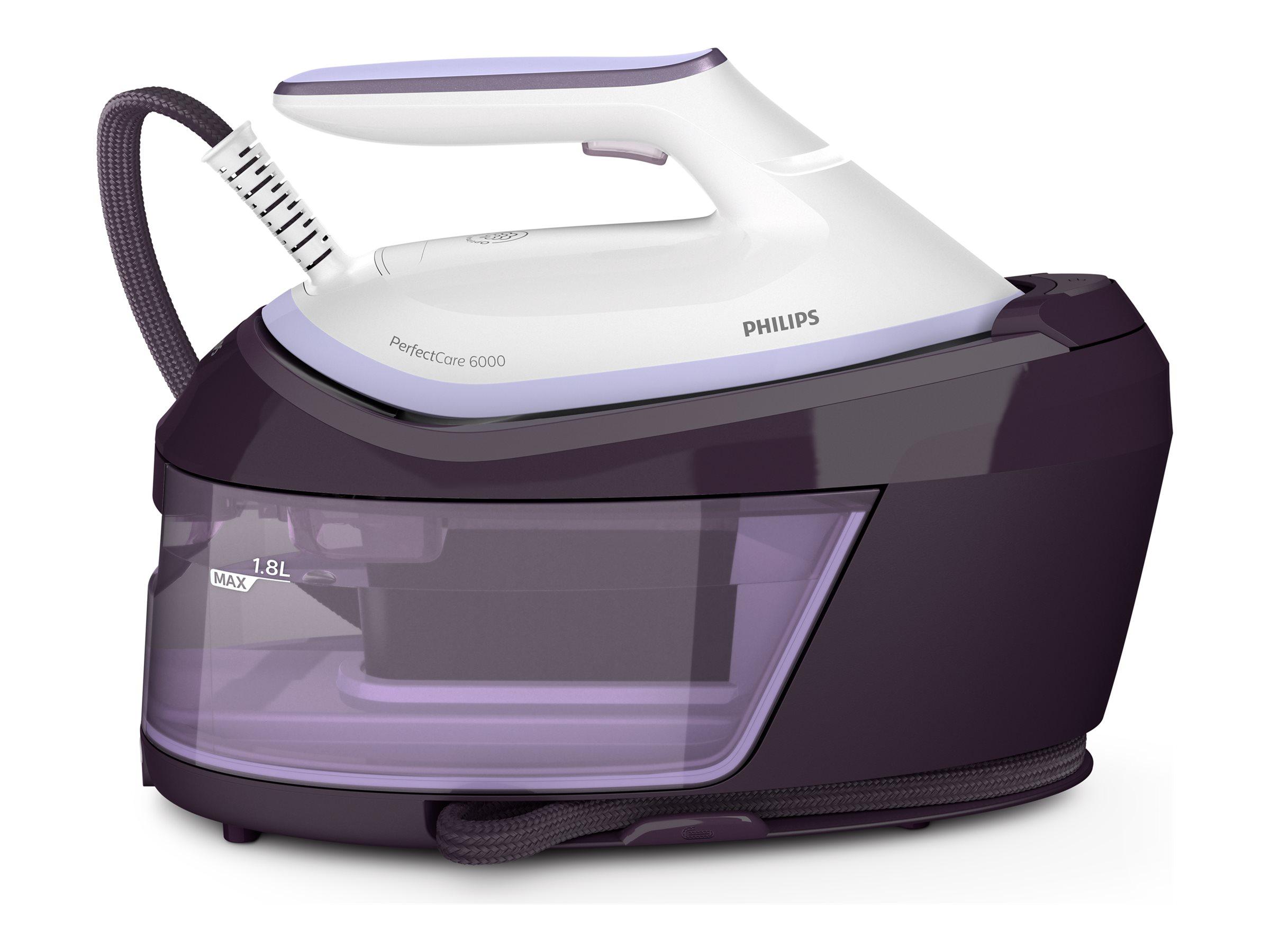 Philips PerfectCare 6000 Series PSG6024 - Dampstrygejern med automatisk afbrydelse - såleplade: SteamGlide Plus - 2400 W