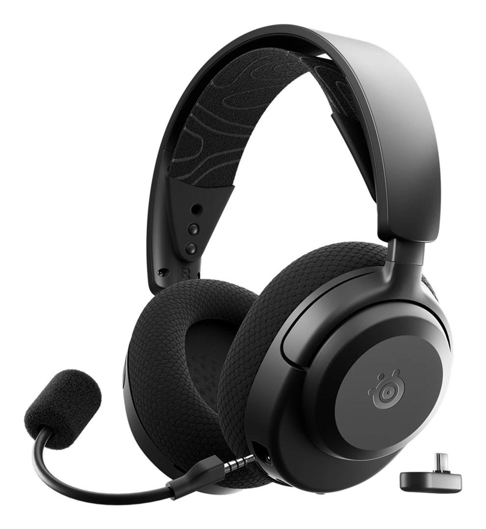 Steelseries Arctis Nova 3 Trådløst Gaming Headset - 40 Timer, 2.4 GHz og Bluetooth - Sort