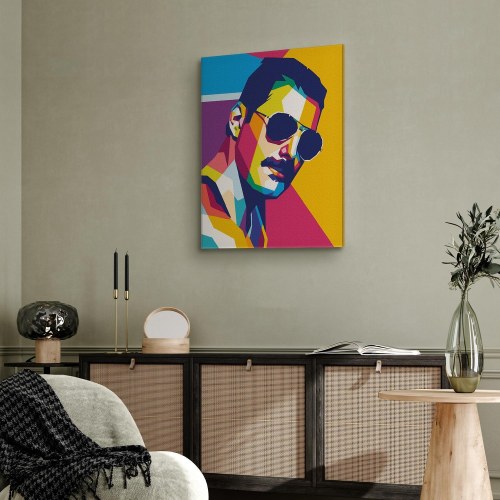 Mal efter tal billede Colourful Freddie 40 x 50 cm