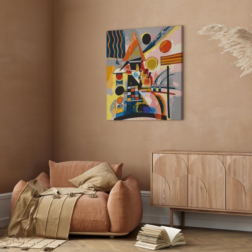 Vasily Kandinsky mal selv billede med tal Swinging 40 x 50 cm