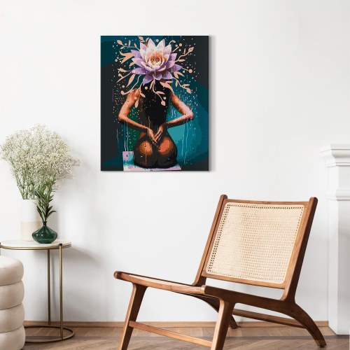 Mal selv billede Lothus Lady 40 x 50 cm