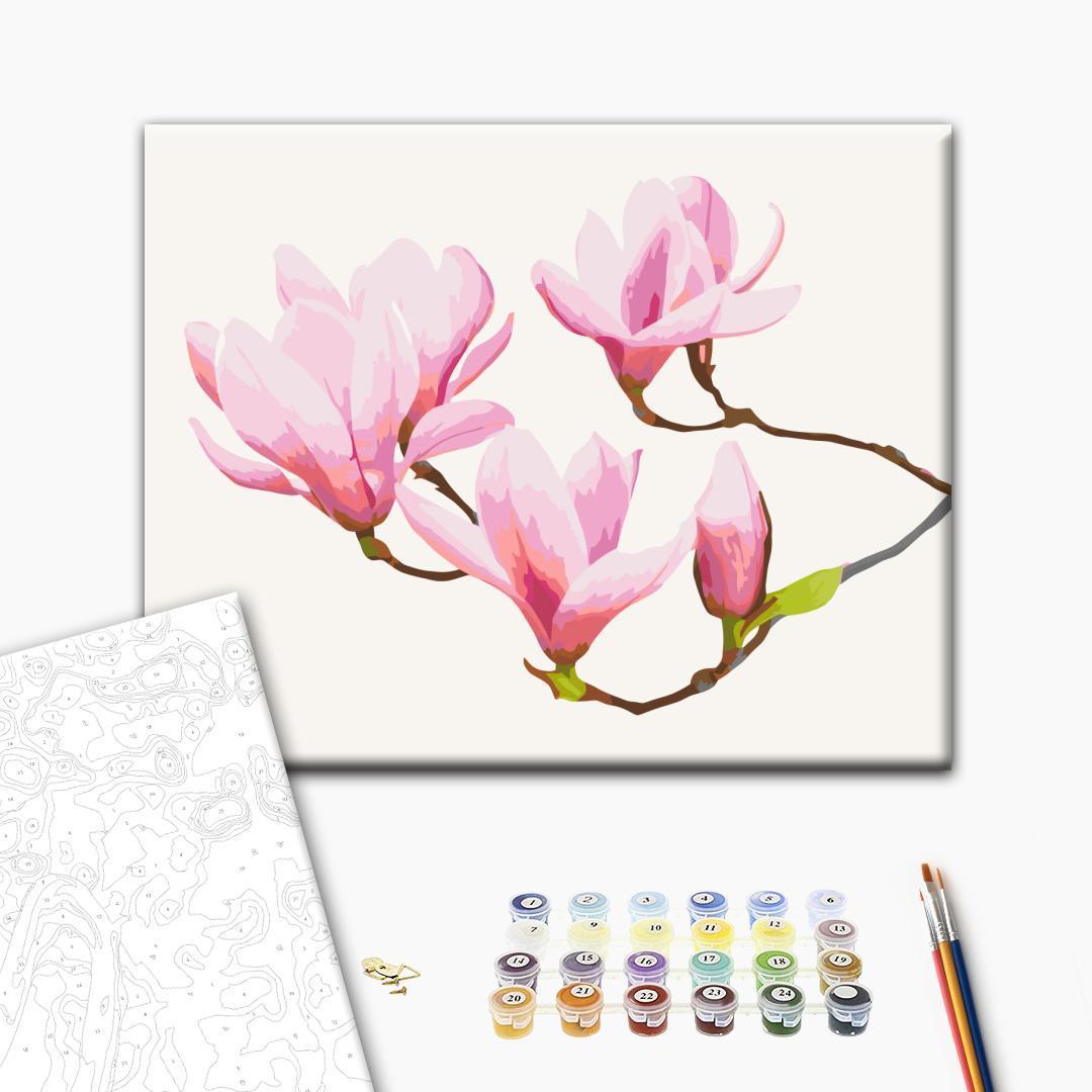 Mal selv billede Blomstergren 50 x 40 cm