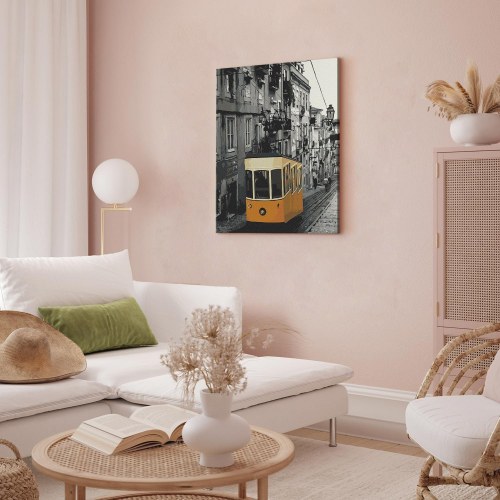 Mal efter tal billede Sporvogn i Lissabon 40 x 50 cm