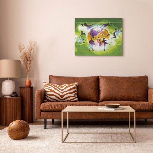 Mal efter tal billede Champions 50 x 40 cm