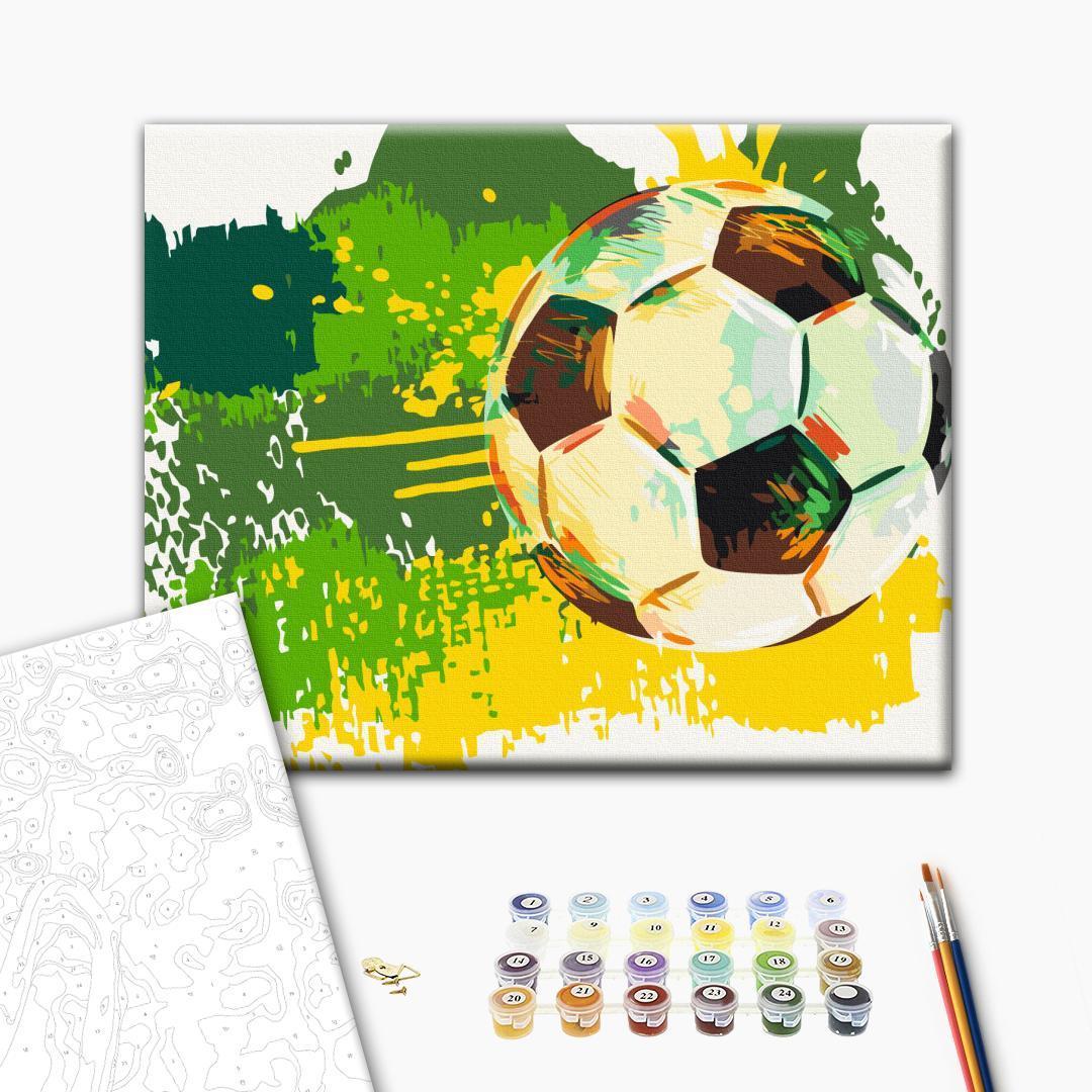 Mal efter tal billede Football Emotions 50 x 40 cm