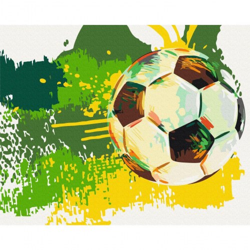 Mal efter tal billede Football Emotions 50 x 40 cm