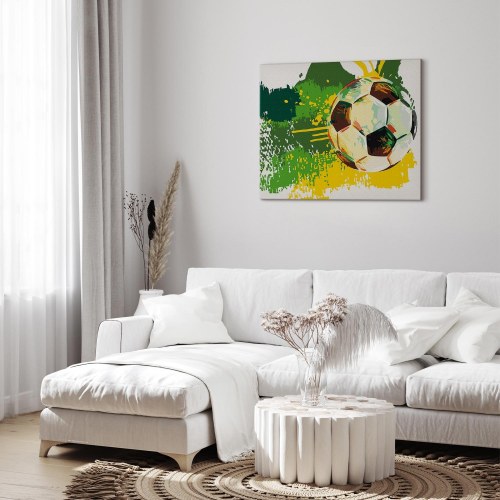 Mal efter tal billede Football Emotions 50 x 40 cm