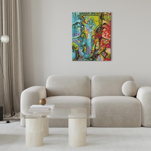Mal selv billede - Farverig Ganesha 40 x 50 cm