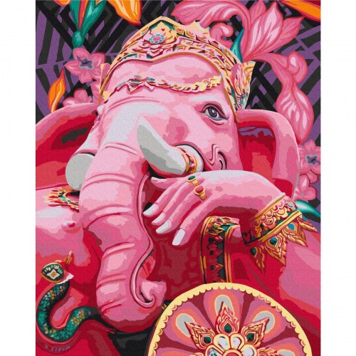 Mal efter tal billede Ganesha 40 x 50 cm