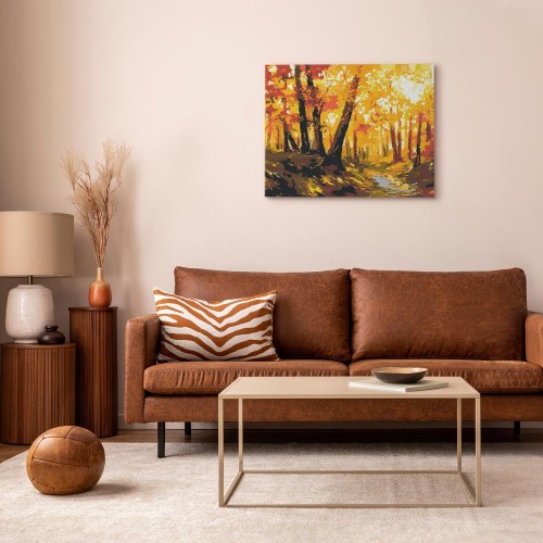 Mal efter tal skovsti 50 x 40 cm