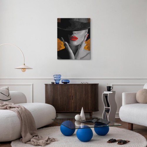 Mal efter tal billede - Elegant kvinde 40 x 50 cm