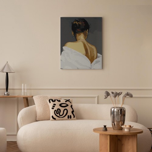 Mal selv billede Kvinderyg 40 x 50 cm