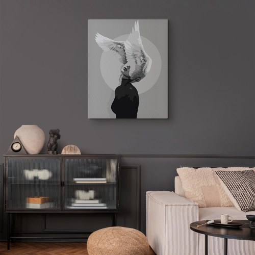 Mal efter tal billede Kvinde med vinger 40 x 50 cm