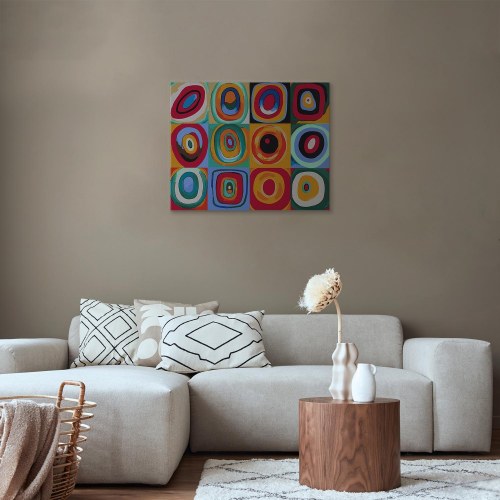 Mal efter tal billede - Farverige Ringe 50 x 40 cm