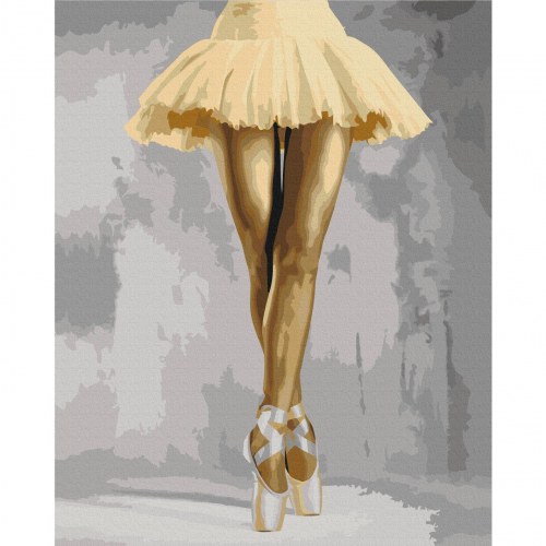 Mal selv billede Yellow Ballerina 40 x 50 cm