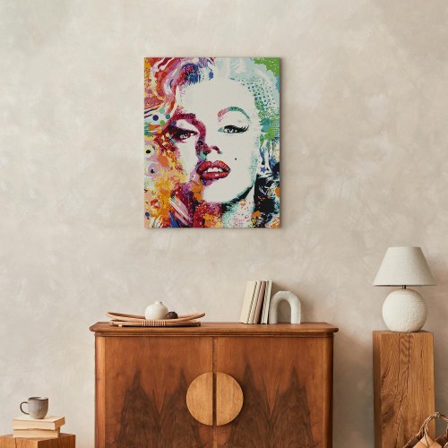 Mal efter tal billede Charmerende Marilyn 40 x 50 cm