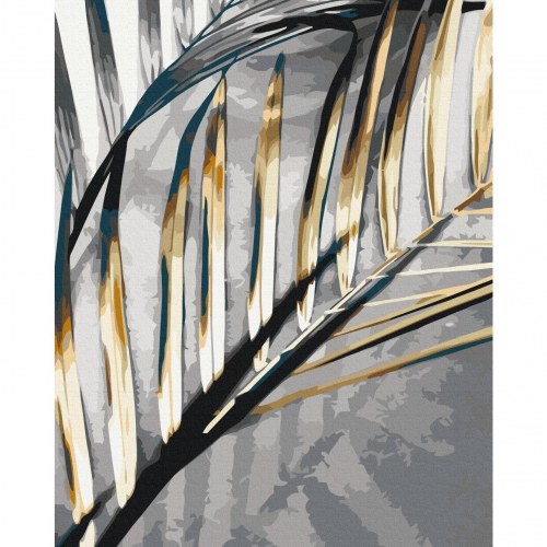 Mal efter tal billede Golden Palm Tree 40 x 50 cm