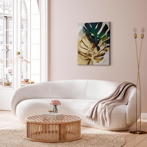 Mal selv billede Gylden Monstera 40 x 50 cm