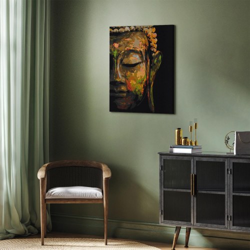 Mal efter tal Buddha i skyggen 40 x 50 cm