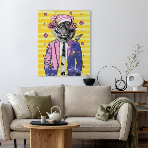 Mal selv billede Tiger med Hue 40 x 50 cm