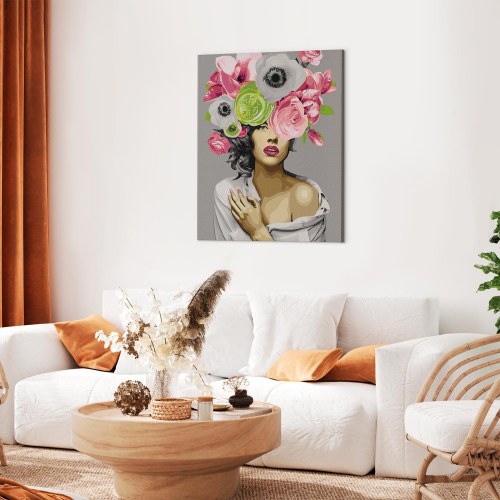 Mal efter tal billede Great Wreath 40 x 50 cm