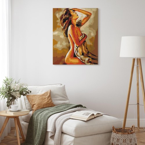 Mal efter tal - Hed kvinde 40 x 50 cm