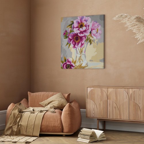 Mal selv billede Blomster i en vase 40 x 50 cm