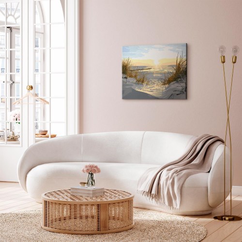 Mal efter tal billede På klitterne 50 x 40 cm