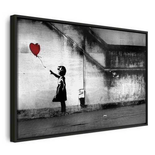 Banksy Håb billede på lærred