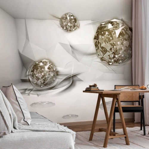 3D fototapet - Abstrakte Diamanter
