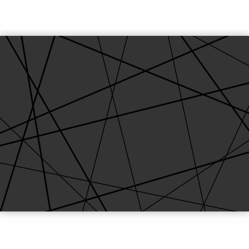 Fototapet med geometrisk mønster - Mørk krydsning