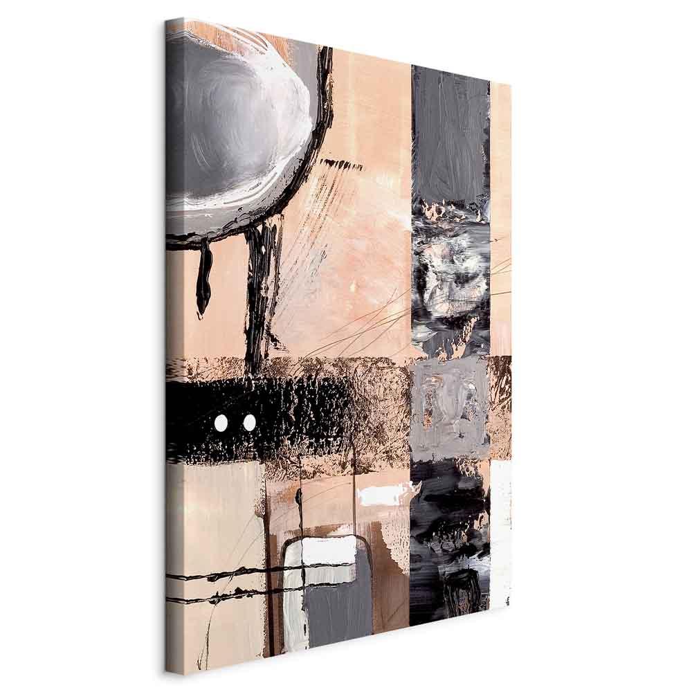 Abstrakt lærredsbillede Enchanted Visions - kunstnerisk vægdekoration - 20 x 30 cm - På italiensk lærred
