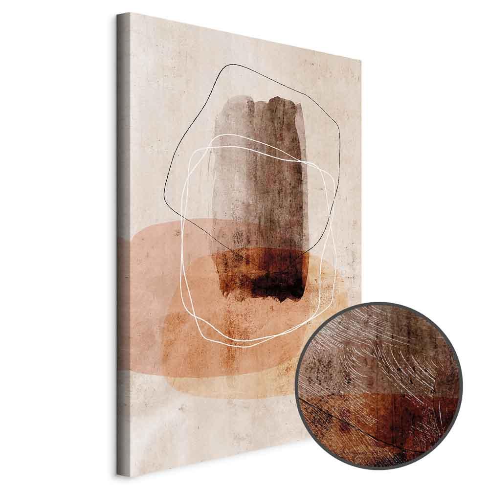 Billede på lærred - Circle of Desires 1 del lodret abstrakt vægdekoration - 40 x 60 cm - Premium Print