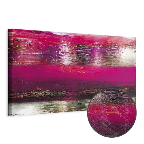 Abstrakt lærredsbillede Ocean of Life - Tredje variant smal