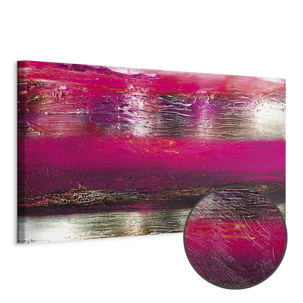 Abstrakt lærredsbillede Ocean of Life - Tredje variant smal - 90 x 30 cm - Premium Print