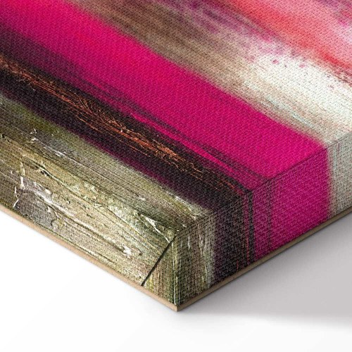 Abstrakt lærredsbillede Ocean of Life - Tredje variant smal