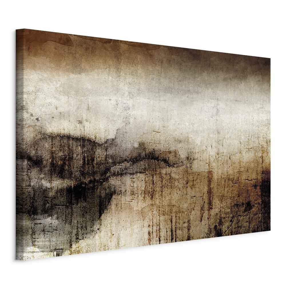 Lærredsbillede - Damp Colors (1 del) Wide abstrakt vægdekoration - 120 x 80 cm - Standard