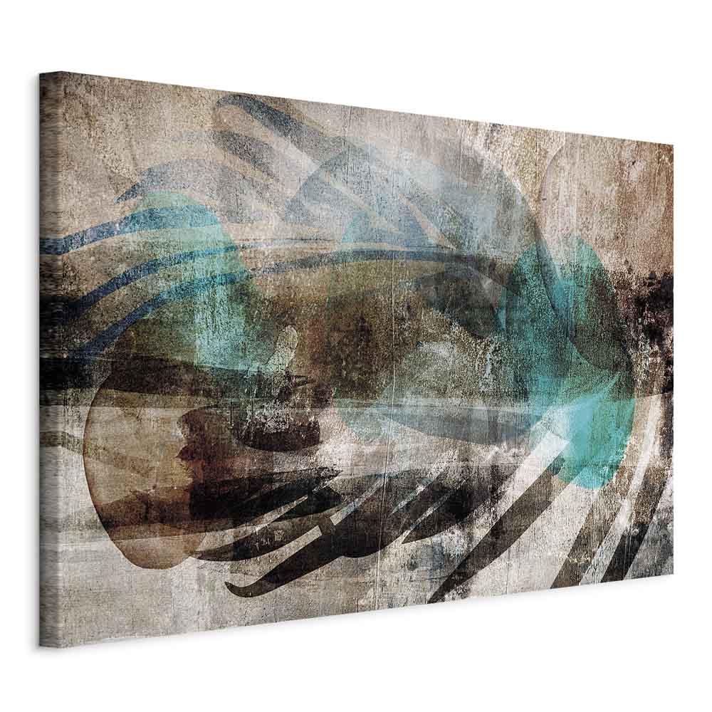 Abstrakt lærredsbillede Abstract Plume i bredformat - 120 x 80 cm - Standard
