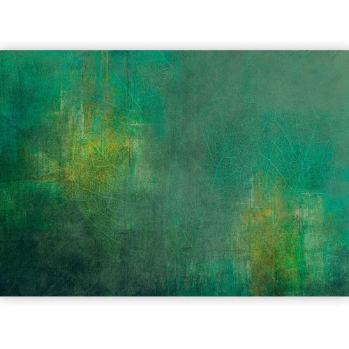 Fototapet Grøn Farveeksplosion - abstrakt fototapet