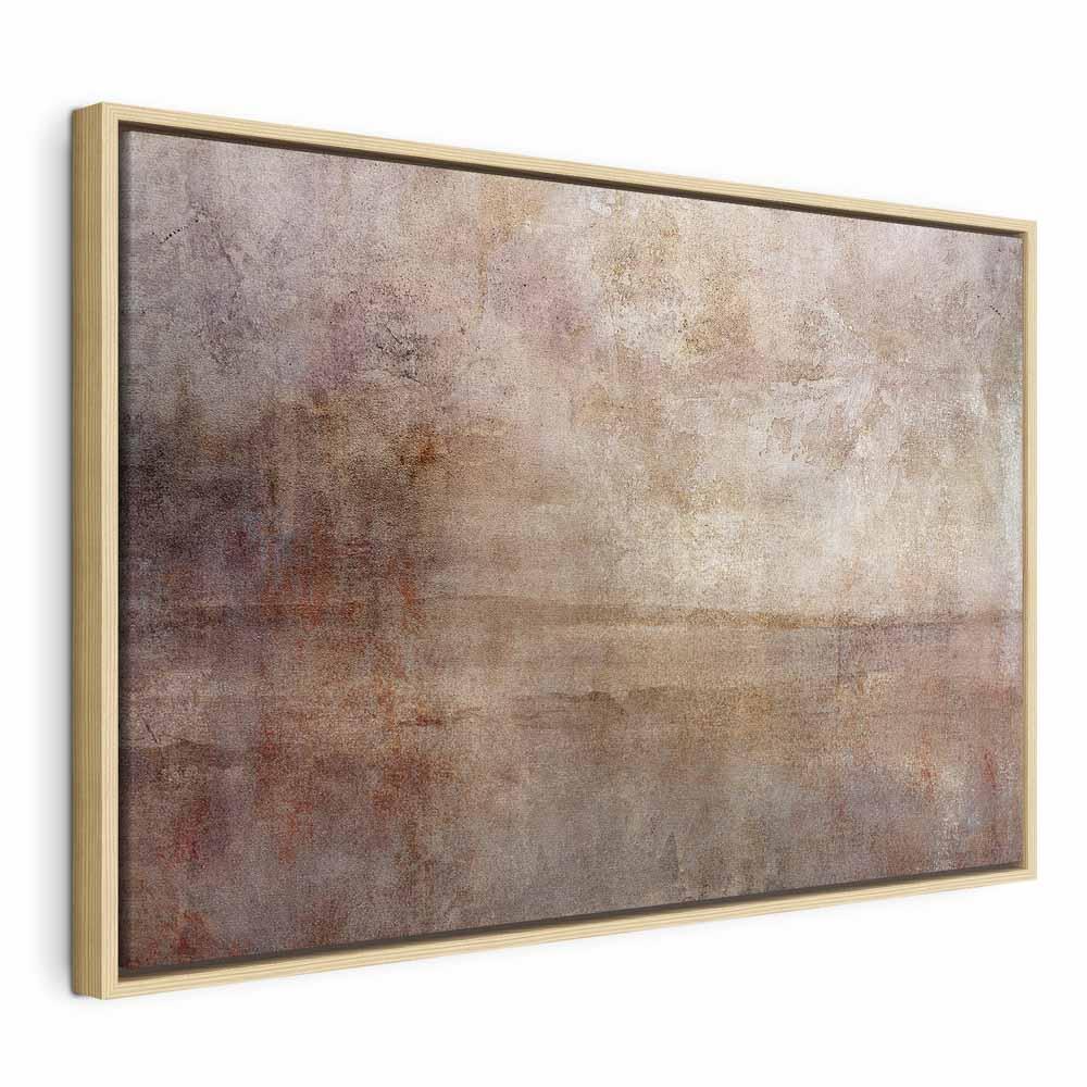 Abstrakt billede på lærred - Magnetisk Kraft - 60 x 40 cm - I en naturlig træramme