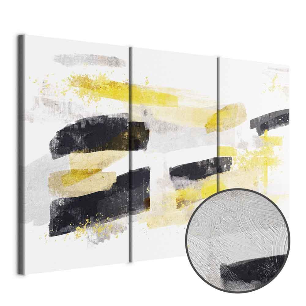Abstrakt lærredsbillede Modern Chic i 3 dele - 60 x 40, 90 x 60 og 120 x 80 cm, Standard, Premium Print, italiensk lærred eller Akustisk - 60 x 40 cm - Premium Print