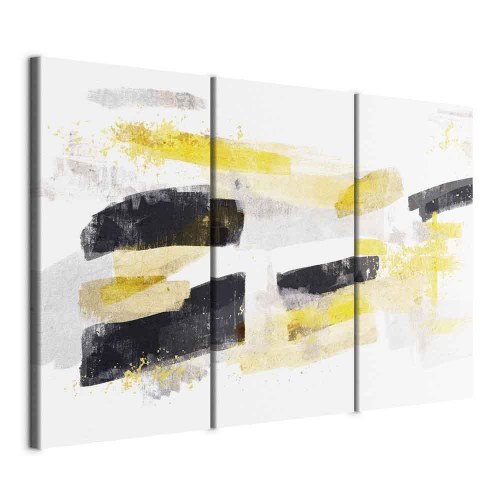 Abstrakt lærredsbillede Modern Chic i 3 dele - 60 x 40, 90 x 60 og 120 x 80 cm, Standard, Premium Print, italiensk lærred eller Akustisk