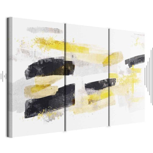 Abstrakt lærredsbillede Modern Chic i 3 dele - 60 x 40, 90 x 60 og 120 x 80 cm, Standard, Premium Print, italiensk lærred eller Akustisk