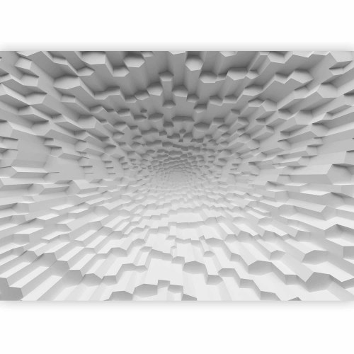Fototapet 3D - Glemslens Afgrund i grå