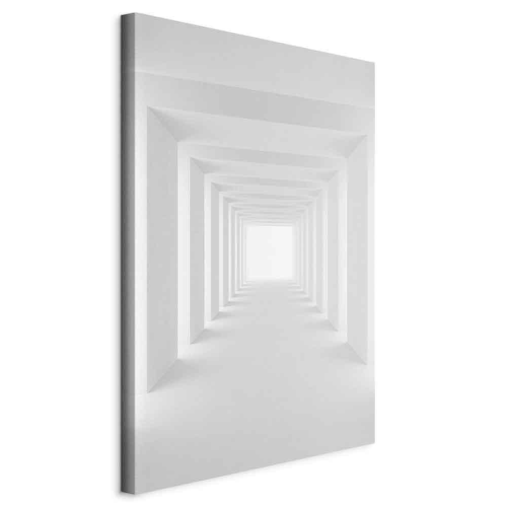Lærredsbillede Shadow Tunnel 3D lodret - 40 x 60 cm - Standard