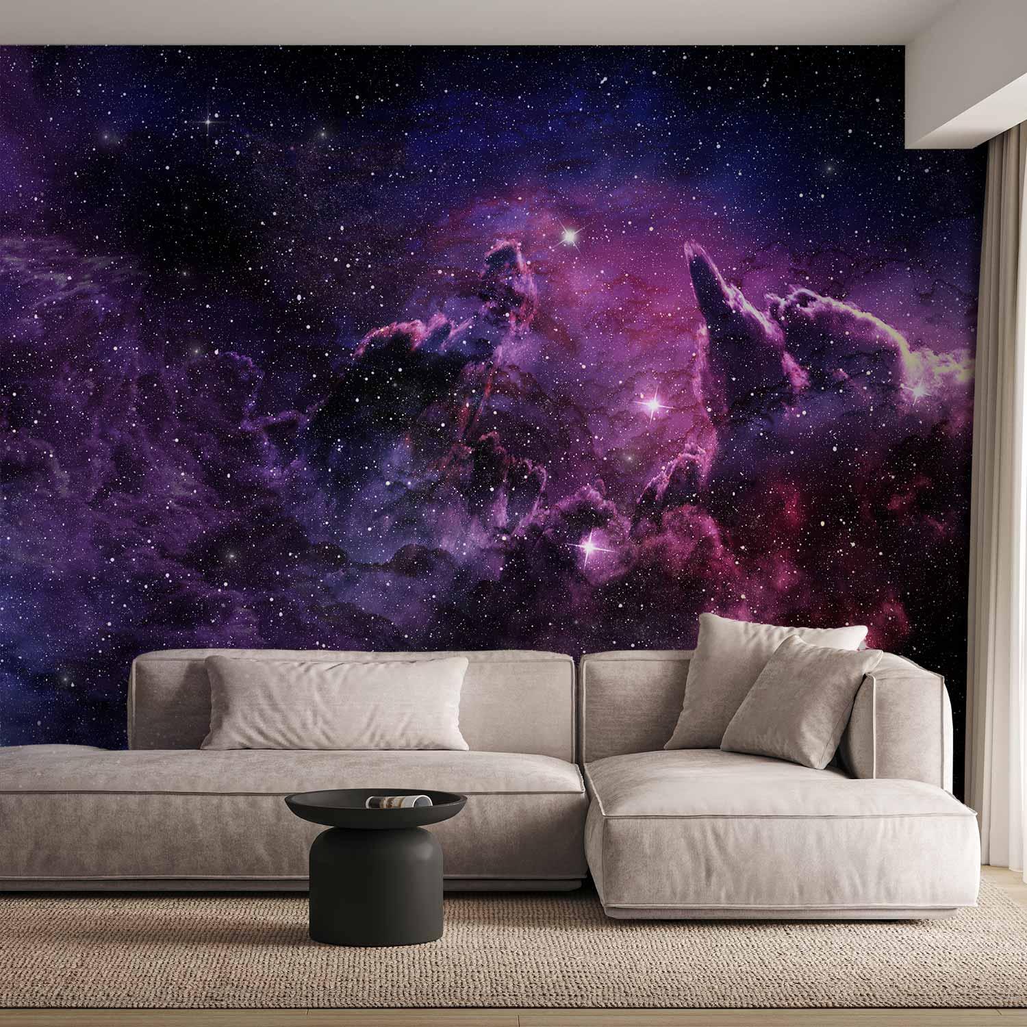 Fototapet Lilla Stjernetåge - 100 x 70 cm - Premium